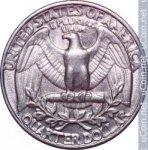 25 центов 1984 г. США(21) - 2215.1 - реверс