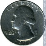 25 центов 1972 г. США(21) - 52935 - реверс