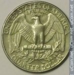 25 центов 1987 г. США(21) - 2215.1 - аверс