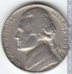 5 центов 1969 г. США(21) - 2215.1 - реверс