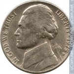5 центов 1975 г. США(21) - 2215.1 - реверс