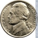 5 центов 1985 г. США(21) - 2215.1 - реверс