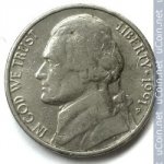 5 центов 1991 г. США(21) - 2215.1 - реверс