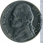 5 центов 2001 г. США(21) - 2215.1 - реверс