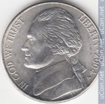 5 центов 2004 г. США(21) - 2215.1 - реверс