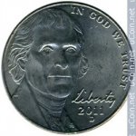 5 центов 2011 г. США(21) - 2215.1 - реверс