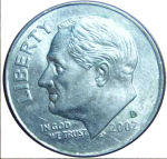 10 центов 2002 г. США(21) - 2215.1 - аверс