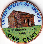 1 цент 2009 г. США(21) - 2215.1 - аверс