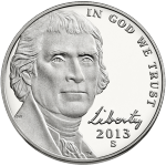 5 центов 2013 г. США(21) - 2215.1 - реверс