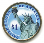 1 доллар 2009 г. США(21) - 2215.1 - реверс