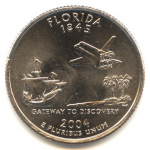 25 центов 2004 г. США(21) - 2215.1 - реверс