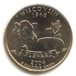 25 центов 2004 г. США(21) - 2215.1 - реверс
