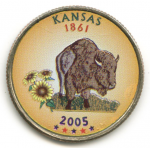 25 центов 2005 г. США(21) - 2215.1 - реверс