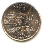 25 центов 2008 г. США(21) - 2215.1 - реверс