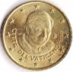 50 центов 2010 г. Ватикан(4) -2354.9 - аверс