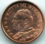 5 центов 2005 г. Ватикан(4) -2354.9 - аверс