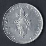 10 лир 1973 г. Ватикан(4) -2354.9 - реверс