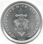2 лиры 1973 г. Ватикан(4) -2354.9 - реверс