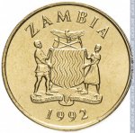 1 квача 1992 г. Замбия(8) - 10 - аверс