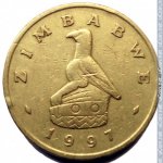 2 доллара 1997 г. Зимбабве(8) - 21.9 - аверс