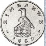 5 центов 1980 г. Зимбабве(8) - 21.9 - аверс